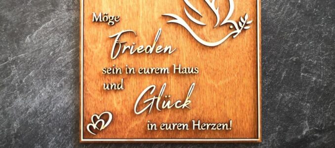 Haussegen „Irischer Segenswunsch“