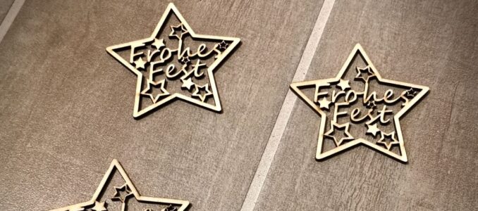 Geschenkanhänger „Frohes Fest“